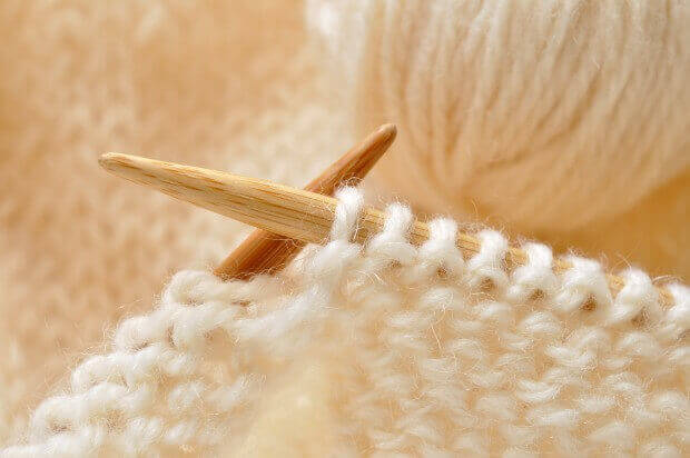 棒針での編み物 初めてのノースリーブセーター 編み物 Com